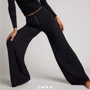Black Negative Underwear Whipped Track Pants